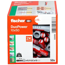 Fischer Dübel DuoPower 10 x 50 mm 50 Stück