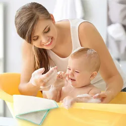 Muxel Das etwas andere Kosmetik-Tuch Reinigungstuch Babytuch 5 Pflegetücher aus 100% Bambus