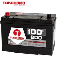 Tokohama Asia Japan Autobatterie 12V 100AH 800A/EN + Plus Pol Links 60033