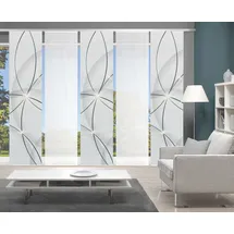 VISION S Schiebegardine 'BLINKI', blau Türkis, B:60cm H:260cm, Polyester, Gardinen, Digitaldruck