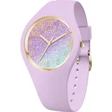 Quarzuhr ICE-WATCH "ICE glitter - S31 3H" Armbanduhren flieder Damen Armbanduhr, Damenuhr, Silikonarmband, bis 10 bar wasserdicht