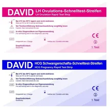 David Ovulationstest 20 miu/ml + Schwangerschaftst. 10miu/ml 110 St
