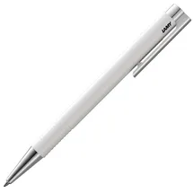 Lamy Kugelschreiber logo M+ weiß, Schreibfarbe: blau,