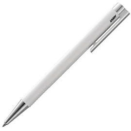 Lamy Kugelschreiber logo M+ weiß, Schreibfarbe: blau,