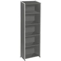 Kerkmann Artline Transparent Aktenregal 41 x 38 x 185 cm grau