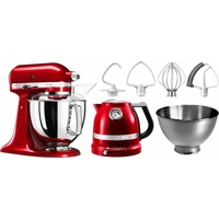 KitchenAid Küchenmaschine Artisan 5KSM175PSECA mit Gratis Wasserkocher, 2. Schüssel, Flexirührer, 300 W, 4,83 l Schüssel rot KitchenAid Küchenmaschine Artisan 5KSM175PSECA mit Gratis Wasserkocher, 2. Schüssel, Flexirührer, 300 W, 4,83 l Schüssel rot
