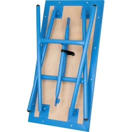 Güde Werkbank Holz/MDF 84,5x112 cm beige/blau unbestückt