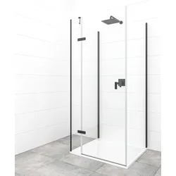 Hüppe Strike New Duschkabine U-Form Quadrat 100x100 cm SIKOKHU100100TCL