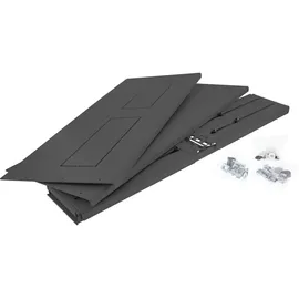 InLine 19" Rack zur Wandmontage, 2HE, 24-40cm Tiefe, mit Abdeckung, schwarz