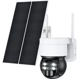 Choetech ASC006-4G solar camera intelligent PTZ 4G LTE with 5W solar panel - white, Netzwerkkamera, Weiss