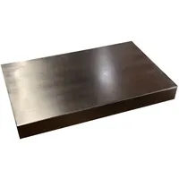 KAWOLA Tablett MADELINE gebürsteter Edelstahl für Armlehne Sofa