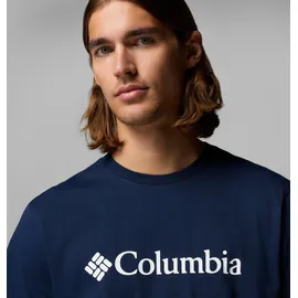 Columbia Men's Basic Logo Tee - T-Shirt collegiate Navy/Gem columbia L