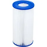 BESTWAY Filterkartusche blau-weiß 10,6 x 20,3 cm