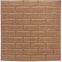 Relaxdays Wandpaneel relaxdays Bronze 10 St. 70 x 70 cm