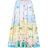 Vera Mont Maxirock Damen Floral Blau/Rot 42