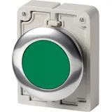 Eaton Power Quality Eaton 182919 M30C-FD-G Drucktaster flach, rund, verchromt Grün 1St.