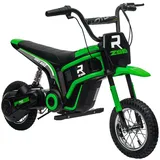 Homcom Elektromotorrad Kinder 24V 350W grün (1-tlg)