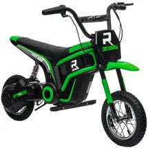 Homcom Elektromotorrad Kinder 24V 350W grün (1-tlg)