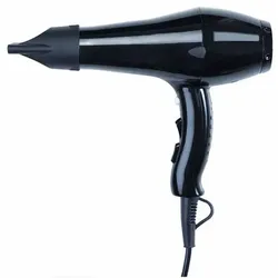 Haartrockner Orgavente YUL PRO FIT ABS schwarz 1000 W mit Zertifikat CE