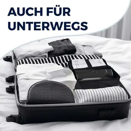 Clean Maxx PRO KOMPAKT Reisebügeleisen schwarz/silber