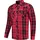 Rusty Stitches Neil Textiljacke Schwarz/Rot L
