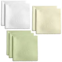 Edison & King biologisch abbaubare Mikrofasertücher, Multipack Mikrofasertuch (Microfaser, 20x20 cm, 7er Pack, 50% biol. abbaubar, Optikerqualität) bunt 20 cm x 20 cm