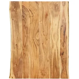 vidaXL Tischplatte Massivholz Akazie 80 x 50-60 x 2,5 cm