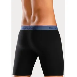 BENCH Langer Boxer schwarz M 4er Pack