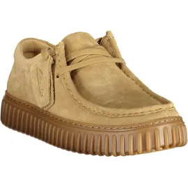 CLARKS Torhill Lo Herren Dark Sand Suede 45