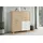 byLIVING Highboard 120 x 131 x 36,5 cm Eiche Bianco / Weiß