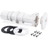 Einlaufdüse komplett inkl. Flanschsatz und Mauerdurchführung für Beton-/Styroporpools