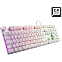 Sharkoon PureWriter RGB weiß, Kailh Choc Low PROFILE Red USB DE (4044951034222)