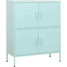 vidaXL Samos Aktenschrank 80 x 35 x 101,5 cm Minzgrün