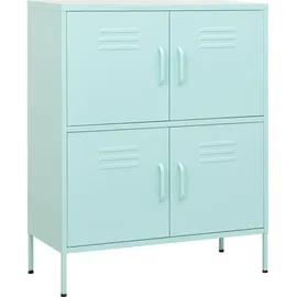 vidaXL Samos Aktenschrank 80 x 35 x 101,5 cm Minzgrün