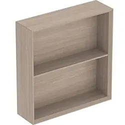 Geberit iCon Regal 502323JH1 45x46,7x13,2cm, quadratisch, eiche natur/Melamin Struktur