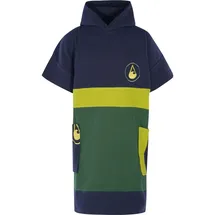 Wave Hawaii Travel Poncho Unisex Blau/Grün/Gelb S-M