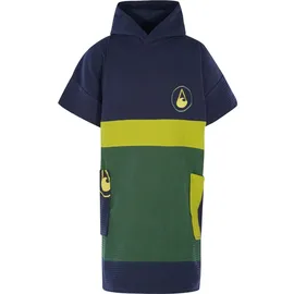 Wave Hawaii Travel Poncho Unisex Blau/Grün/Gelb S-M