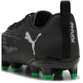 Puma Future 8 Play FG/AG Fußballschuhe - Puma Black / Puma Silver / Fluo Green 34.5 EU 34 1/2