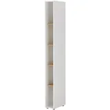 Lomadox Crisp-61 Aktenregal 20 x 40 x 200 cm Weiß
