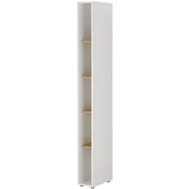 Lomadox Crisp-61 Aktenregal 20 x 40 x 200 cm Weiß