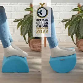 Leitz Fußstütze Ergo Cosy blau Stoff