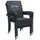 Juskys Yoro Stapelstuhl 8 St. 55 x 70 x 106 cm schwarz