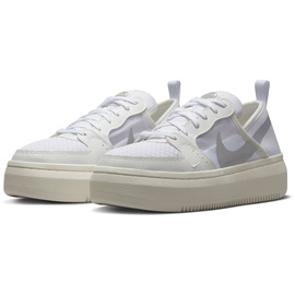 Nike Court Vision Alta Sneaker, Damen 102 - white/metallic silver-sail 42.5