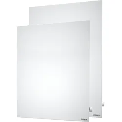 VASNER Konvi VE Weiß Hybridheizung vertikal 1200 Watt mit Thermostat, Hybrid Technik Infrarotheizung mit zusätzlicher Konvektion