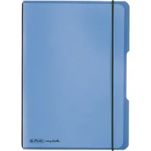 Herlitz 11361532 Notizheft A5, LIN , 80 g/qm) 40 Blatt, blau,