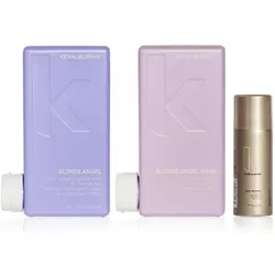 Kevin.Murphy Blonde.Angel Set inkl. Haarspray - Shampoo 250 ml + Conditioner 250 ml + Session Haarspray 100 ml