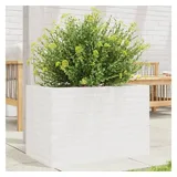 vidaXL Pflanzkübel 70 x 40 x 45,5 cm Weiß