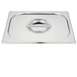 Gastronoble Vogue Deckel für GN-Behälter GN1/2 - 4 Deckel mit Griff - Edelstahl