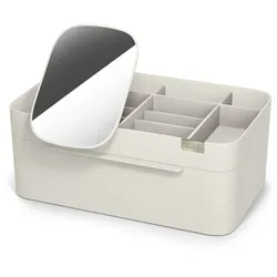 Joseph Joseph - Viva Kosmetik-Organizer mit Spiegel groß, cream