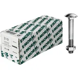 E-NORMpro Flachrundschraube DIN 603 Mu galZn M6x100 hp - E-NORMpro